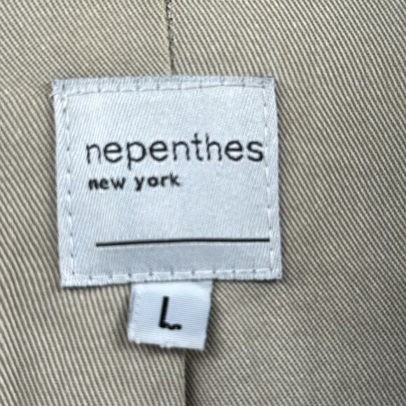 Nepenthes wool navy pea coat - Picture 2 of 5